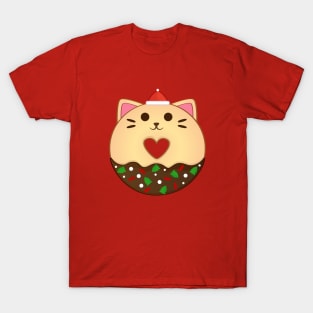 Christmas Cat Donut T-Shirt